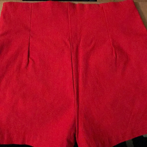 Red women’s shorts - Picture 3 of 3